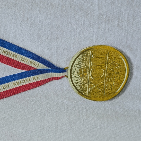 Vintage Nike Olympics NBA Basketball Dream Team Gold Medal T-Shirt Size Large - Picture 7 of 14